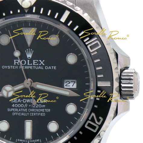 rolex sea dweller ghiera ceramica|rolex sea dweller 4000.